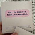 Herr, du bist mein Trost und mein Heil.